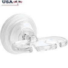 Hanging Toothbrush Organizer Suction Cup Durable Bathroom Storage Drying Rack US