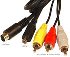 AV Cable for Sony VMC-15FS S-Video RCA DCR-HC17E HDR-HC9 HDR-SR10 DCR-DVD108 New — photo 2