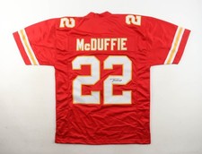 Trent McDuffie Signed Kansas City Chiefs Red Jersey (JSA COA) 2022 1st Round Pk