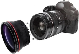 Lentille grand angle avec Macro pour Canon EOS Rebel numérique T1, T2, XS, XT