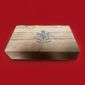 Vintage Cuesta Rey Cigar Box Wood Tampa Florida Empty Humidor Style
