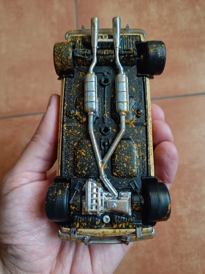 FIAT 128 RALLY POLITOYS S7 SCALA 1:25 EAST AFRICAN SAFARI MADE IN ITALY - Immagine 3 di 4