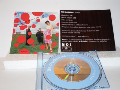 The Cranberries -  Analyse Promotional ONLY CD Single - M ** Free Shipping**