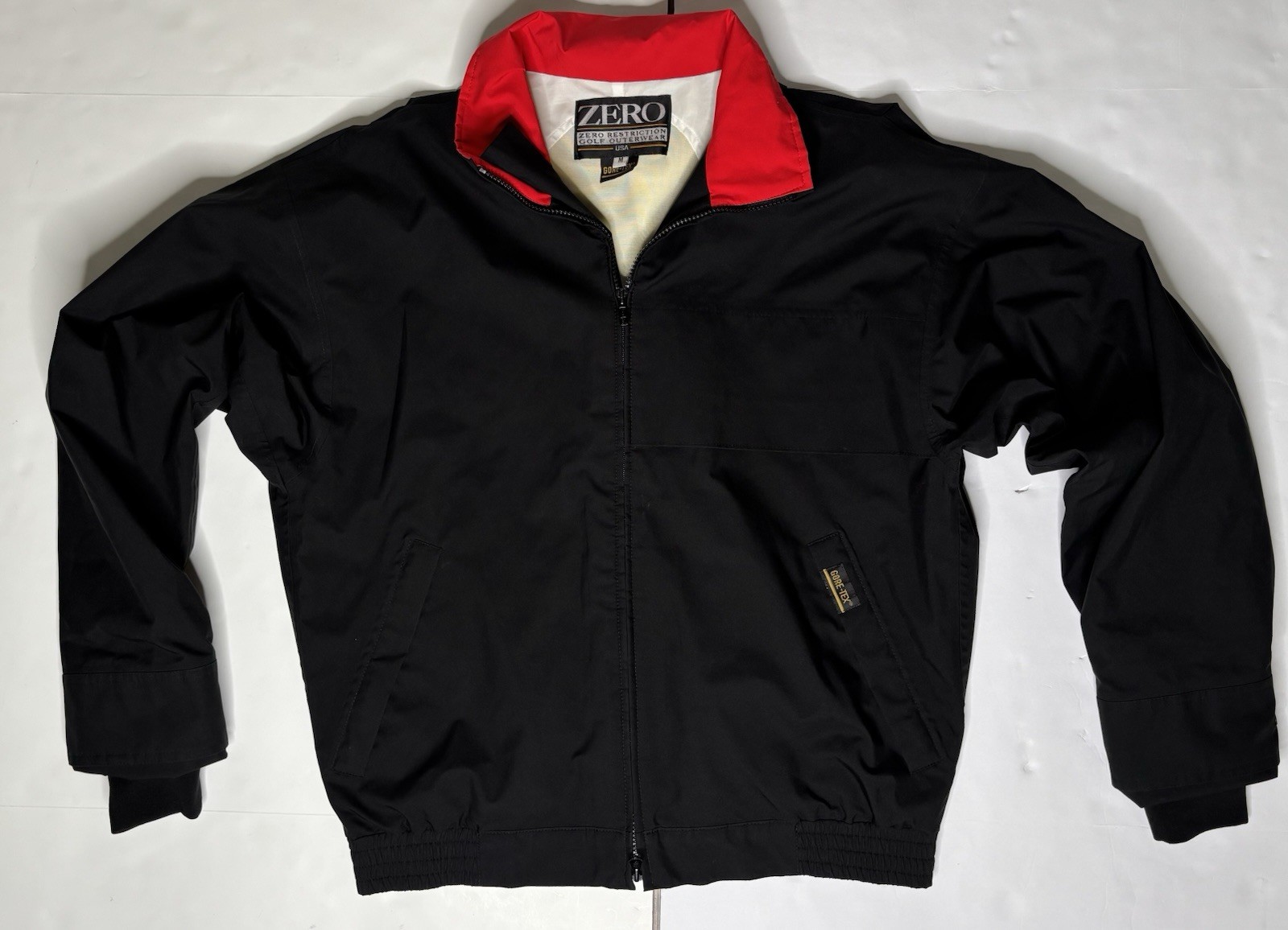 Vtg Zero Restriction Gortex Jacket Full Zip Golf … - image 1