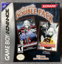 Castlevania Double Pack Nintendo Game Boy Advance GBA CIB AUTHENTIC Tested