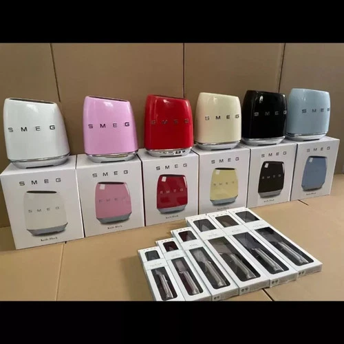 Smeg 7-Piece NEW knife Block set stainless steel Multicolor - DHL EXPRESS