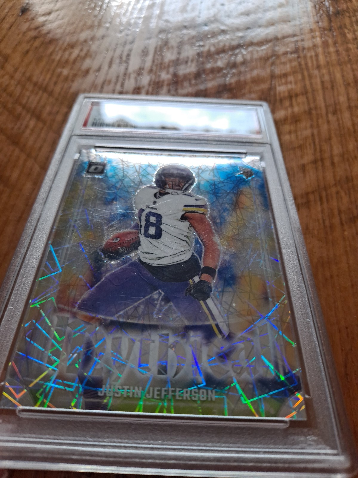 2023 Panini Donruss Optic - Mythical Justin Jefferson #9 PSA 9 READ view 4