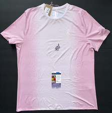 FLAVIO COBOLLI SIGNED ON CLOUD TENNIS COURT T RUNNING SHIRT WIMBLEDON ITALY JSA