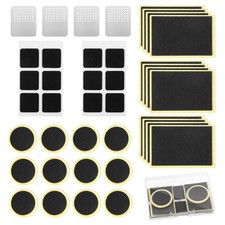 40 Pcs Bike Tire Repair Kit Includes 36 Pieces Glueless Bike Tube Patches Bic...