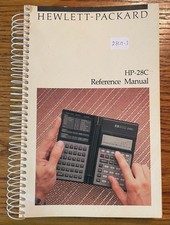 Vintage HP-28C Advanced Scientific Calculator 2nd Ed. REFERENCE MANUAL 28CM-3