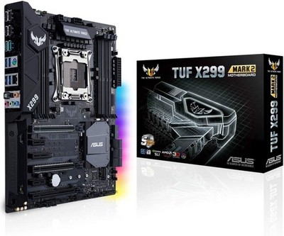ASUS TUF X299 Mark 2 Sockel LGA2066 ATX DDR4 8×DIMM 2×M.2 USB 3.1 Gen2 1 GbE