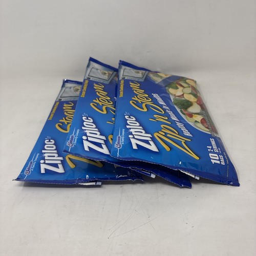 Ziploc Zip ‘n Steam Cooking Bags 10 Count NEW Sealed (Discontinued) Lot Of 3 - Picture 4 of 4