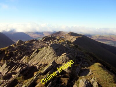 Photo 6x4 Summit of Hopegill Head Hopebeck The rocky summit of Hopegill H c2013