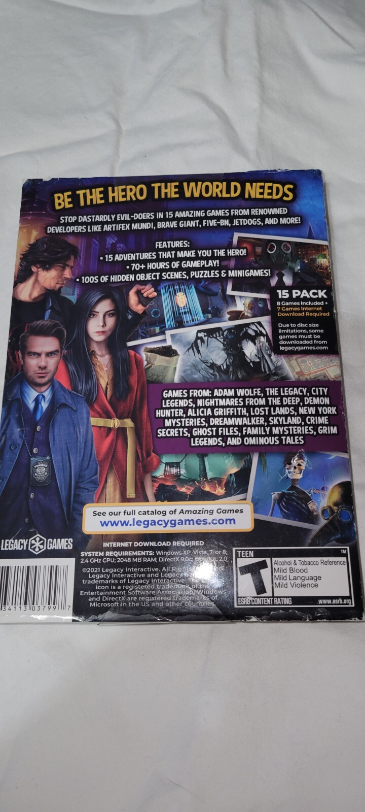 Amazing Games Supervillains 15 In 1 Game Pack PC DVD-ROM NEW.