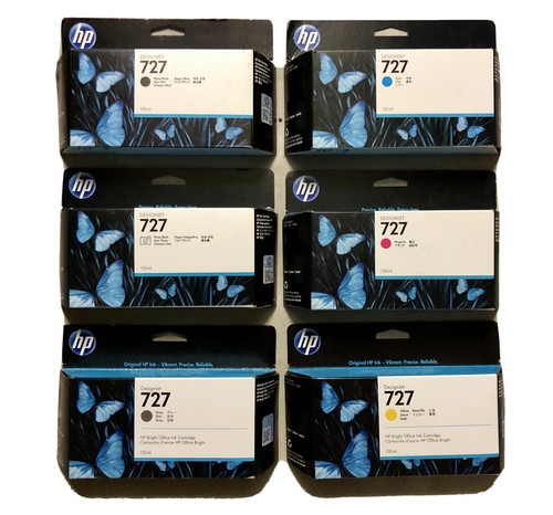 Original Ink HP Designjet T920 T930 T1530 T2530 No. 727 B3P19A B3P20A -B3P24A - 第 1/1 張圖片