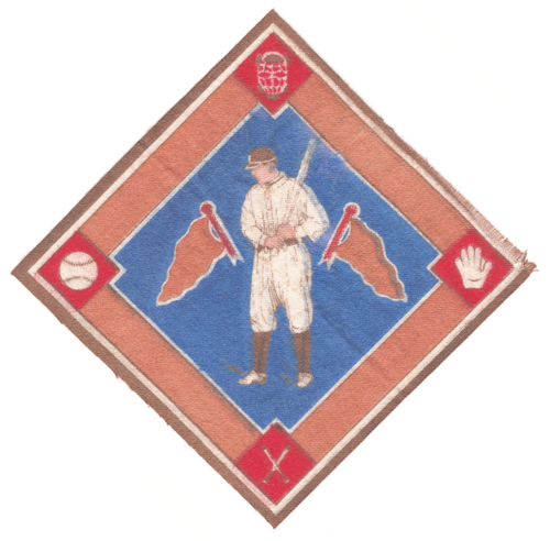 C1914 NY New York Yankees Jimmy Walsh Baseball Tabak Filz B18 Decke blau hellbraun - Bild 3 von 3