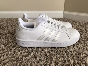 adidas Grand Court Womens 7 EE8172 White Leather Size 7 | eBay