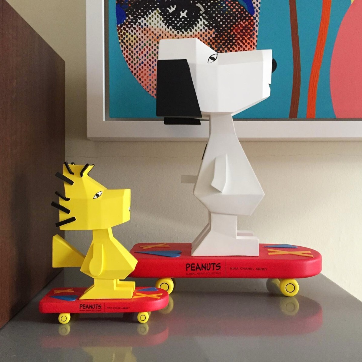 Nina Chanel Abney Snoopy and Woodstock Peanuts Figures