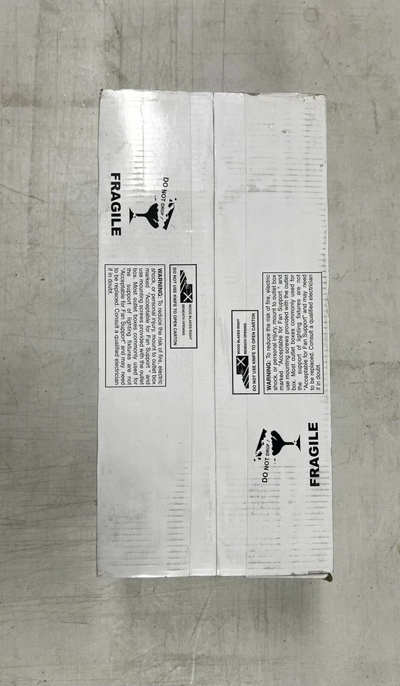 "Ventilador de techo RP Lighting + ventiladores 52"" níquel cepillado/madera nuevo en caja (R10)" Foto 2 de 3