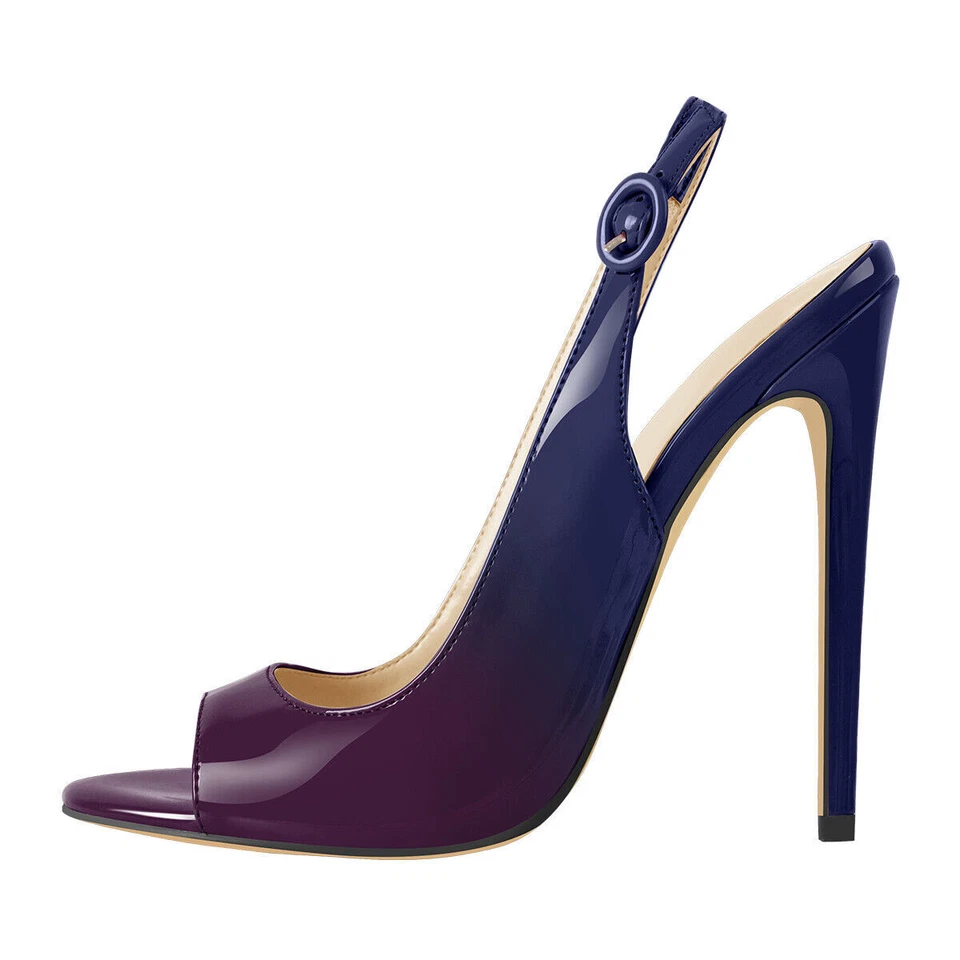 Sandalias de tacón alto de tacón alto de leopardo para mujer Foto 3 de 4