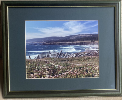 #ad RARE Bo Svensson Northern CA Framed Photograph Photo Coastal Ocean Landscape $59.95