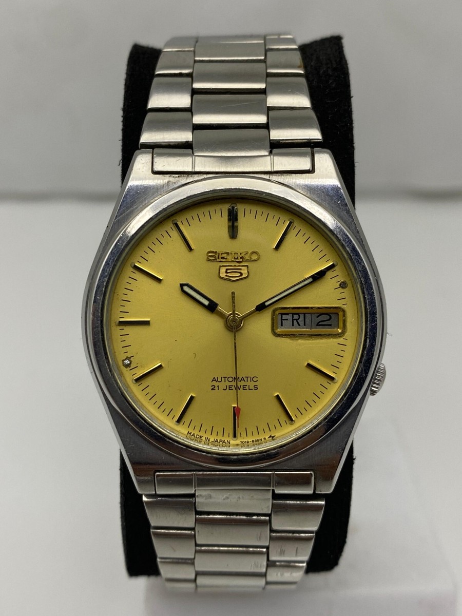 ヴィンテージ 【OH済】1979年製SEIKO5 セイコー 1980's SEIKO 5 Men's Watch Vintage Japanese Mechanical