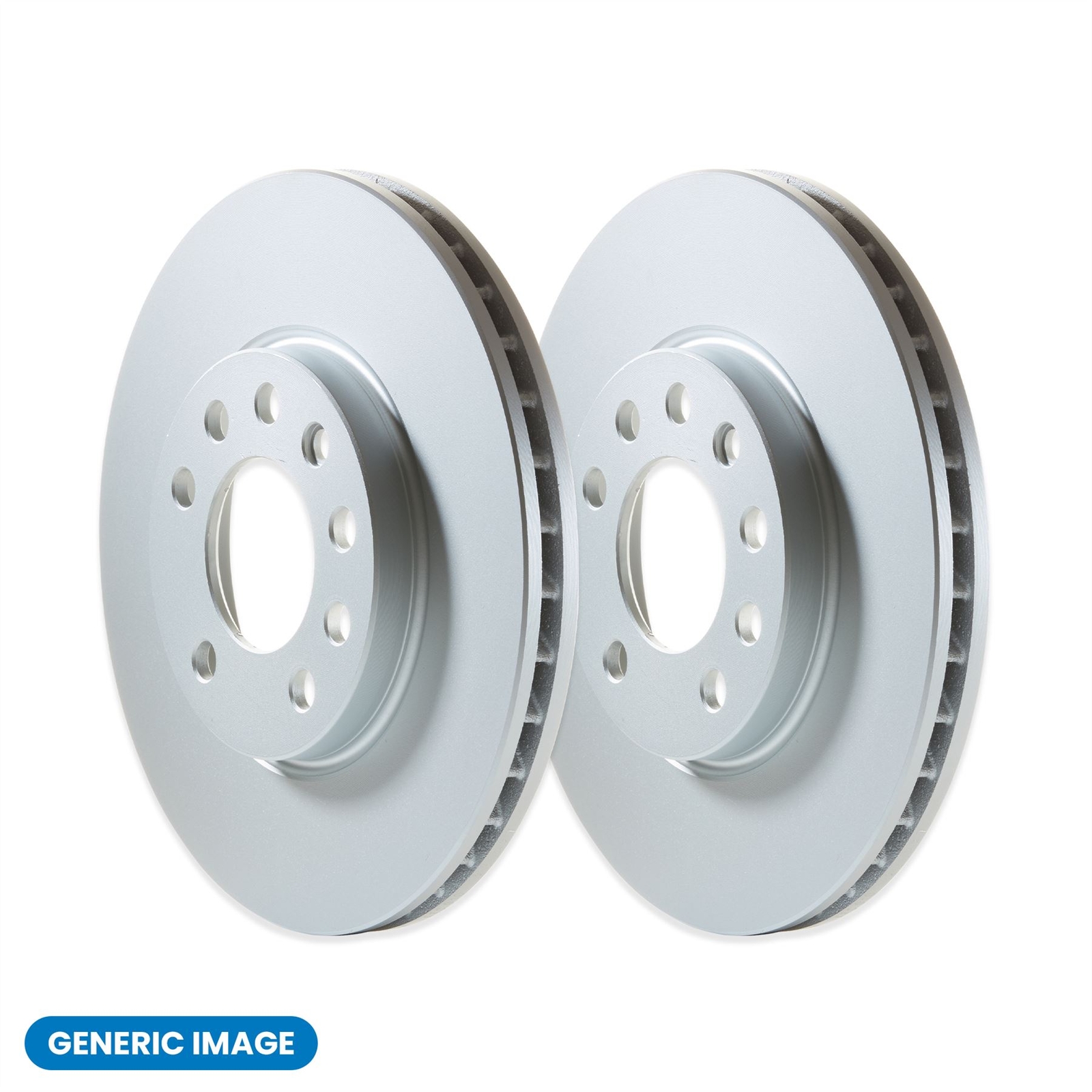 Pair of Vented Front Brake Discs for Chevrolet, Daewoo, Opel, Vauxhall