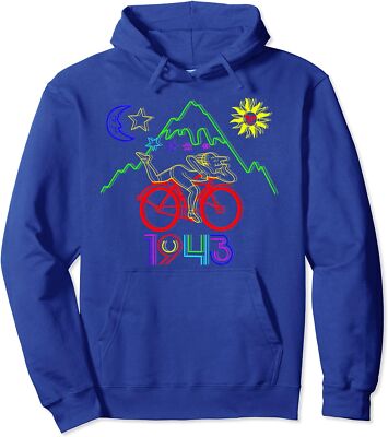 Bicycle Day 1943 LSD Creator Acid Trip Cool Sport Unisex Hooded Sweatshirt