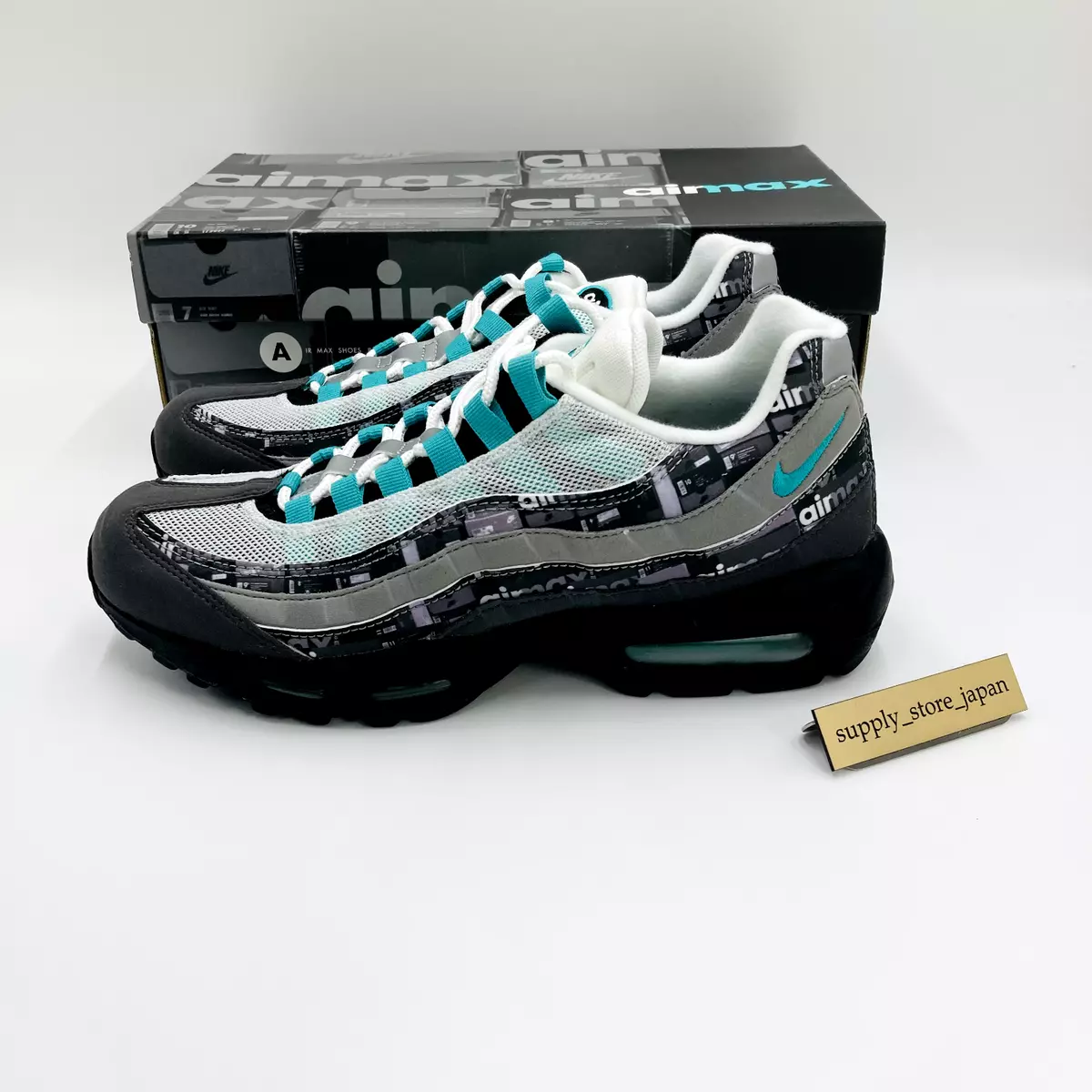 Nike Air Max 95 Prnt Atmos WE LOVE NIKE Black AQ0925-001 Men Size 9 New  with box