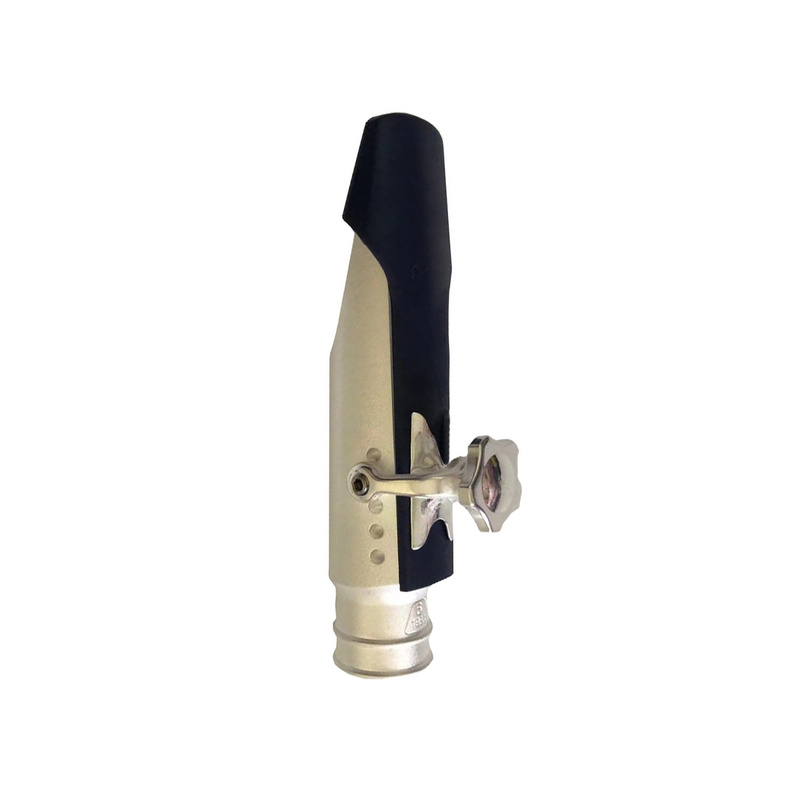 Sliver Plated Copper Tenor Saxophone Mouthpiece U Shape # 5-8 w/Ligature USA