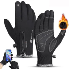Winter Gloves Waterproof Touch Screen Full Fingers Bicycle Gloves for Men Women