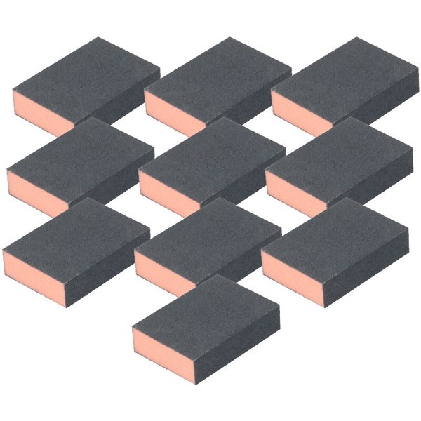 Aktion: 50Er Set Schleifschwamm KöRnung K150 Dewepro Schleifblock Schleifpad-image