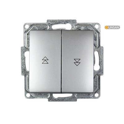 Visage Jalousietaster Rolladentaster Unterputz silber gunsan 01281500150125