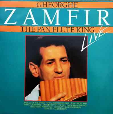 Gheorghe Zamfir The Pan Flute King Live NEAR MINT Laser Vinyl LP