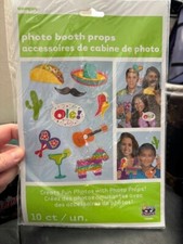Unique 10ct. Fiesta Cino De Mayo Photo Booth Props Party Favor Supply New  