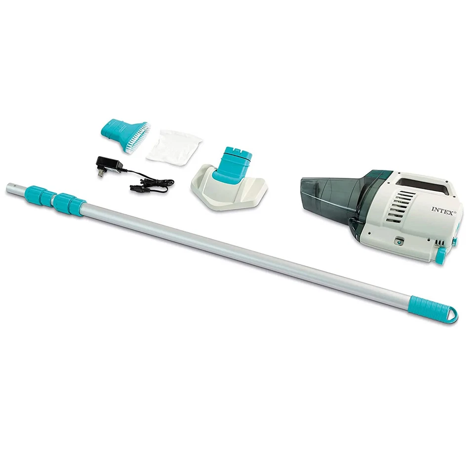 INTEX ZR200 Akkusauger Poolsauger Pool Bodensauger 280cm Stange + LED Anzeige - Bild 3 von 4