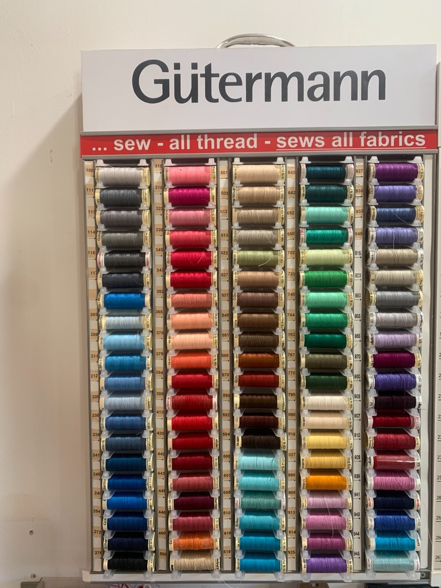 Dylon Grey Gu00fctermann Sew-All Polyester Sewing Thread - Colour: #38 Grey Grey Cotton