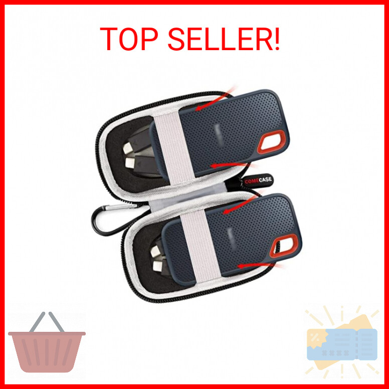 External Hard Drive Case for SanDisk Extreme Portable SSD 1TB 2TB 4TB 500GB Exte-image