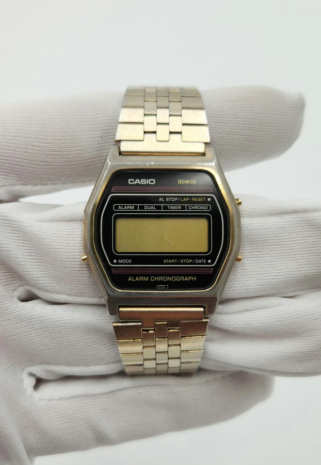 Reloj Casio SA-50G Vintage Alarma Cronógrafo Cuarzo Delgado - PARA REPUESTOS/REPARACIÓN Foto 2 de 4