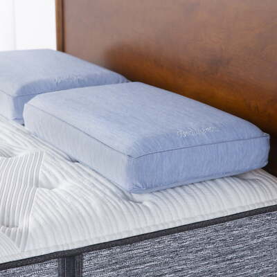 16  x 25  Silver Aquacool Memory Foam Pillow, Standard/Queen