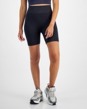 HippieRose Juniors' Seamless High Waisted Biker Shorts Mountain Grey Size XS 14