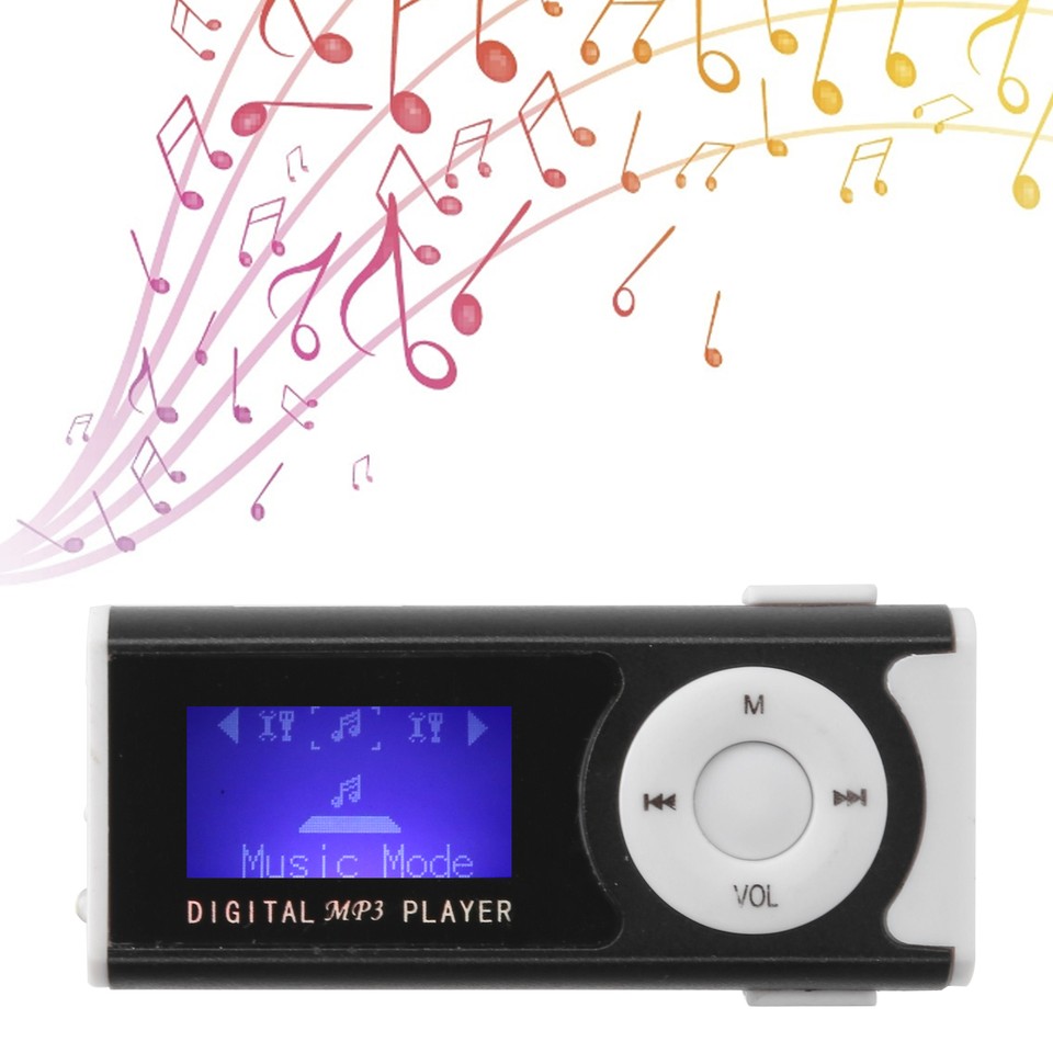 MP3 Music Player Set Long Battery Life Sports Clip MP3 With LED Flashlight For eBay
