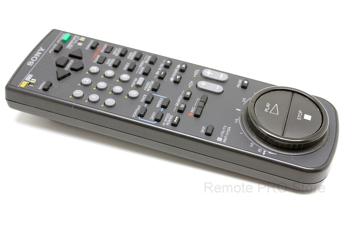 SONY Hi Fi Stereo VHS VCR Video Player GENUINE Remote Control SLV