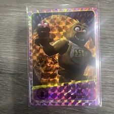 2023 Five Nights at Freddy  s FNAF Trading Sticker Chica Pink Prism Foil Surreal