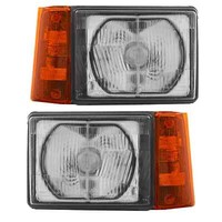 Halogen Scheinwerfer Set Links & Rechts Hauptscheinwerfer FüR Fiat Panda Van