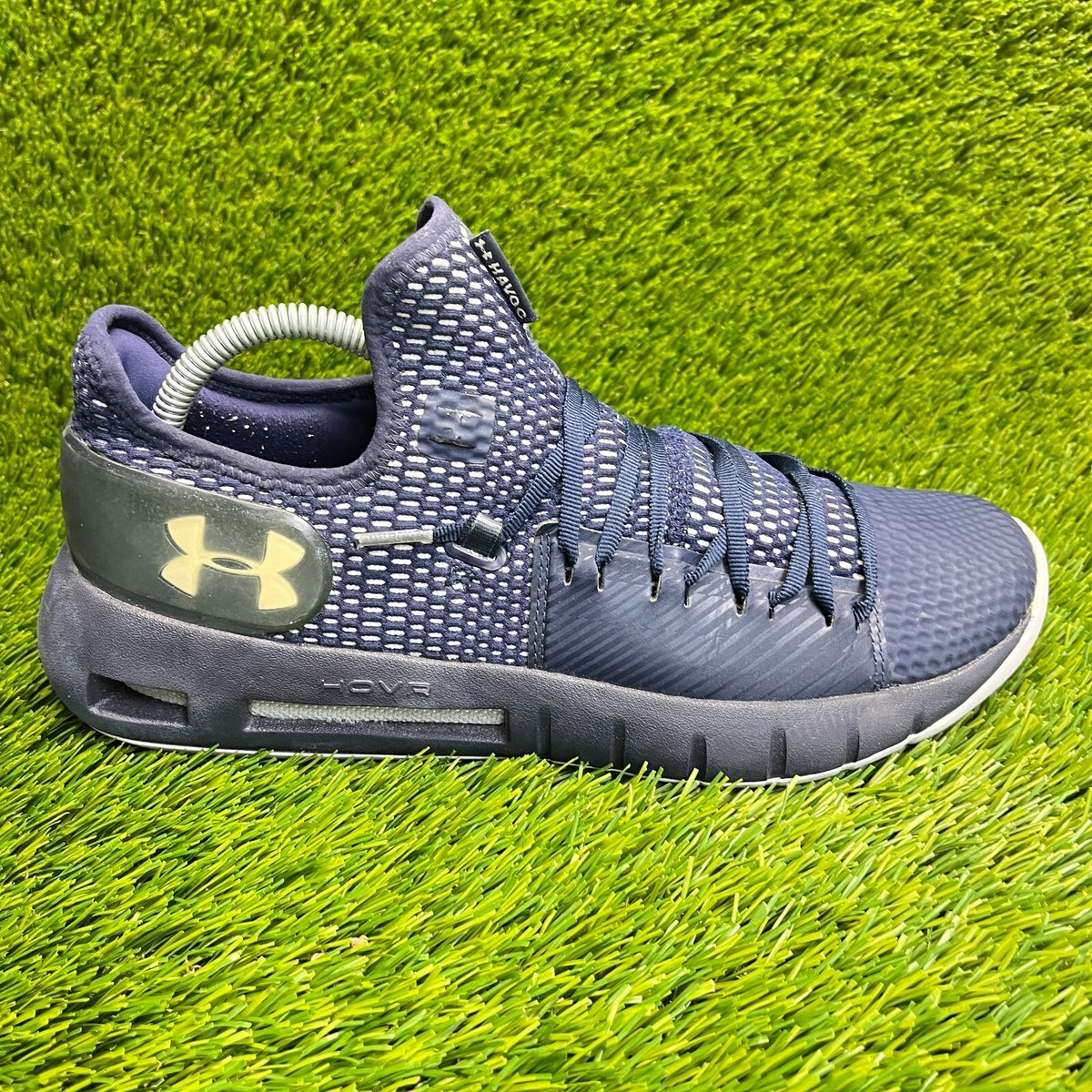 Under Armour HOVR Havoc Low Mens Size 9.5 Blue Basketball Running