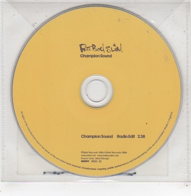 (GE143) FatBoy Slim, Champion Sound - 2006 DJ CD