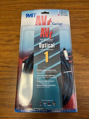 MIT AVT Optical Digital Tos-Link Cable LVL 1 10ft/3m