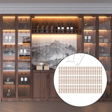 72 Pieces Unfinished Wooden Baluster Spindles for Home Decoration 5.31" Length