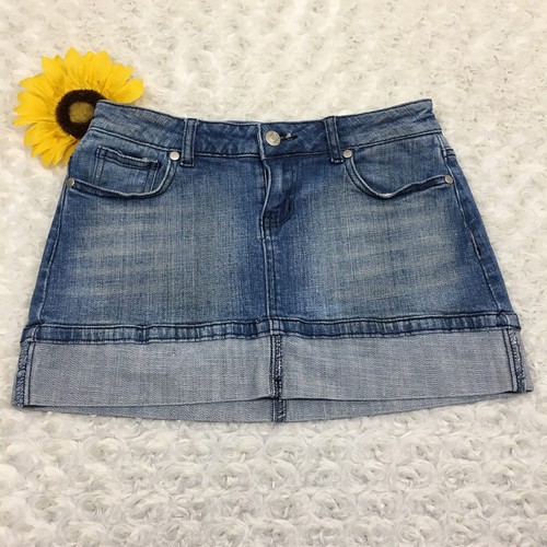 Rue 21 Womens Jean Mini Skirt Size 3/4 